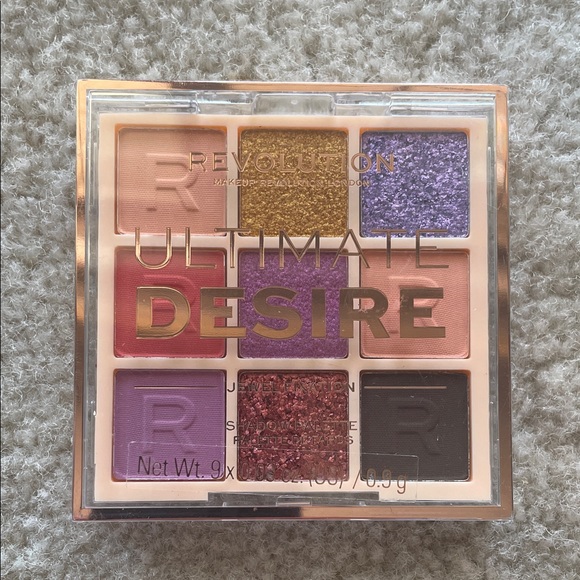 Revolution Bundle! Ultimate Desire 9 color Palette &Coordinating Cherry Lipstick - Picture 4 of 9